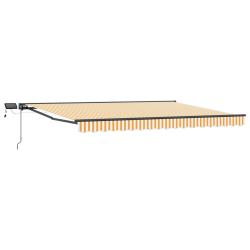 Cadre de store manuel avec LEDs 4 x 2 m