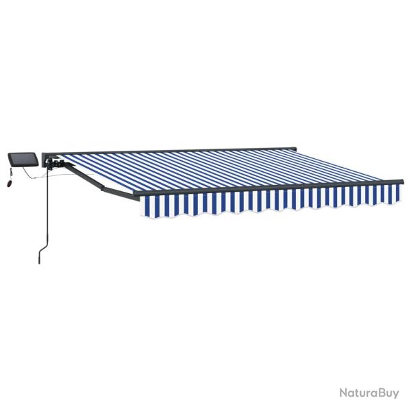 Cadre de store manuel avec LEDs 3 x 2,5 m