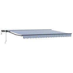 Cadre de store manuel avec LEDs 4 &times; 3,5 m