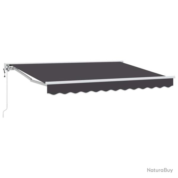 Auvent r�tractable �lectrique Anthracite 3,5 x 2,5 m