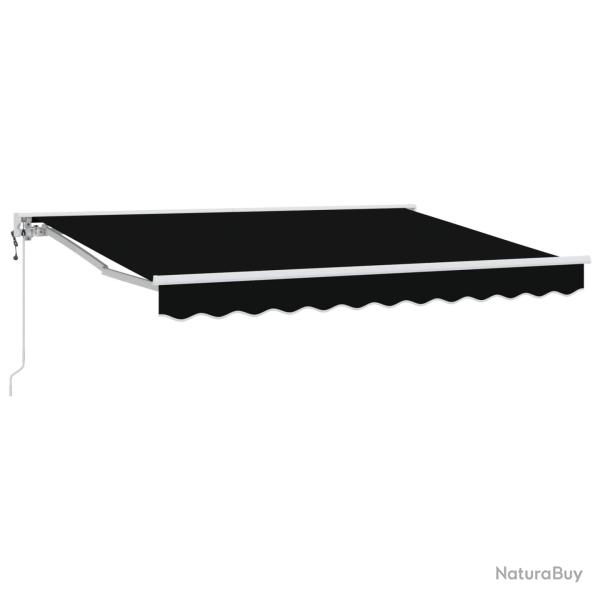 Auvent r�tractable �lectrique Noir 3,5 x 2,5 m