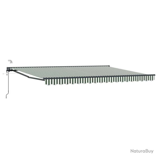 Auvent r�tractable �lectrique Vert, Blanc, Anthracite 4,5 � 3 m