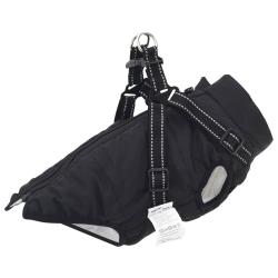 Manteau pour chien Noir L28 Fleece et Polyester
