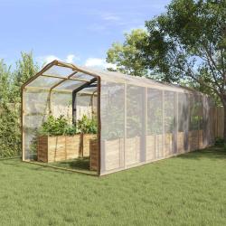Couverture pour plantes Transparent 6 x 6 m PE