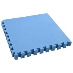 Tapis de sol de piscine 6 pcs Bleu 2,16 m&sup2; Mousse EVA