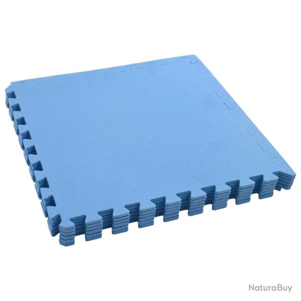Tapis de sol de piscine 6 pcs Bleu 2,16 m� Mousse EVA