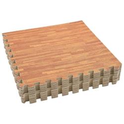 Tapis de sol de piscine 12 pcs bois 4,32 m&sup2; Mousse EVA