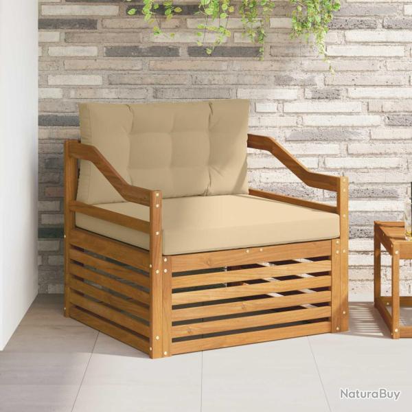 Canap� d'ext�rieur naturel et beige, pour la terrasse