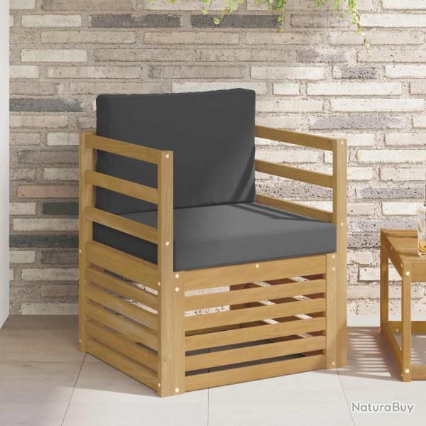 Canap� d'ext�rieur Polyester Blanc et anthracite