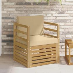 Canap&eacute; d'ext&eacute;rieur Polyester Blanc
