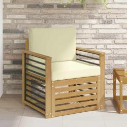 Ensemble de canap&eacute;s d'ext&eacute;rieur Polyester Blanc