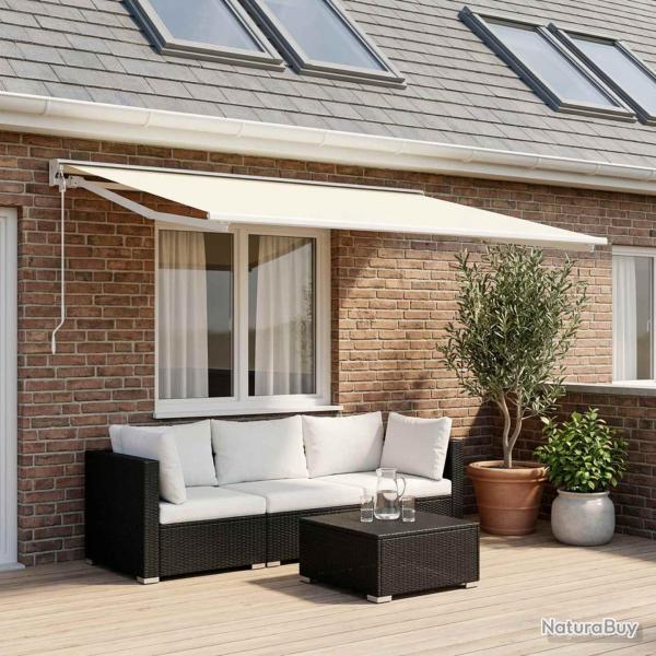 Toile de rechange pour auvent Cr�me 400 � 300 cm Polyester