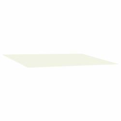 Toile de rechange pour auvent Cr&egrave;me 500 &times; 350 cm Polyester