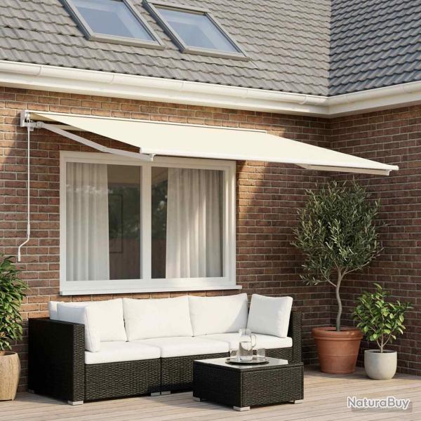 Toile de rechange pour auvent Cr�me 600 � 300 cm Polyester