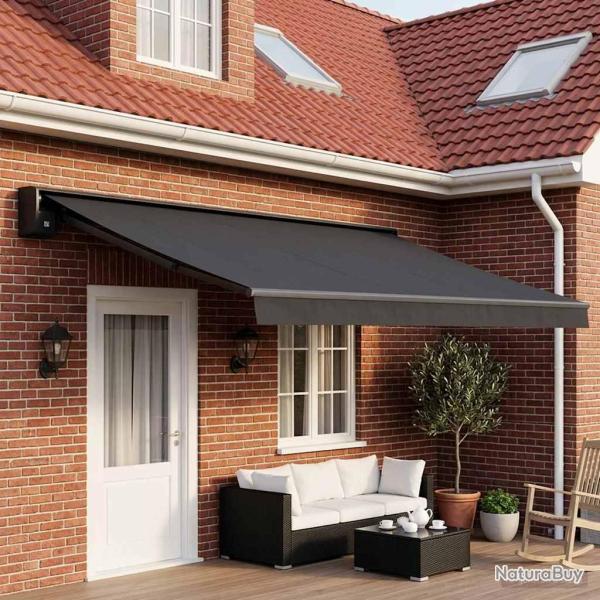 Toile de rechange pour auvent Anthracite 400 � 300 cm Polyester