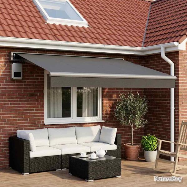 Toile de rechange pour auvent Anthracite 500 � 300 cm Polyester