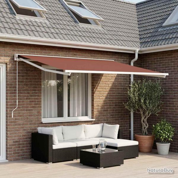 Toile de rechange pour auvent Marron 250 x 200 cm Polyester