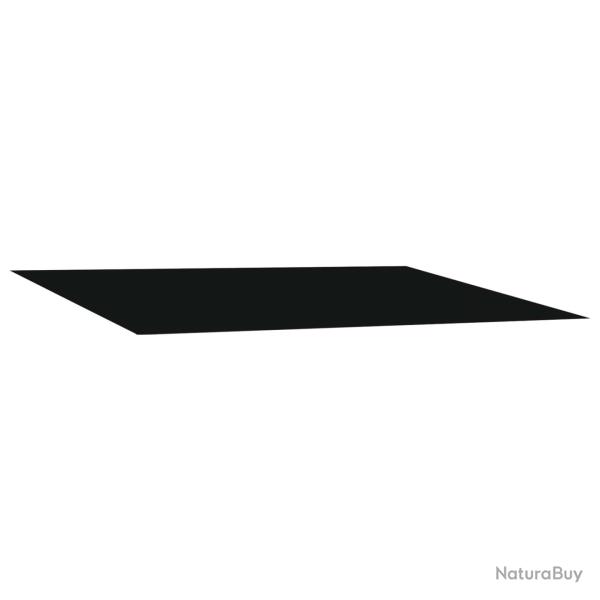 Toile de rechange pour auvent Noir 400 � 300 cm Polyester