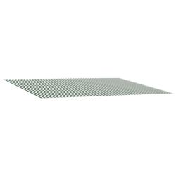 Toile de rechange pour auvent Vert et blanc 400 &times; 350 cm