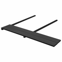 Planche de terrasse 78 pcs Noir WPC