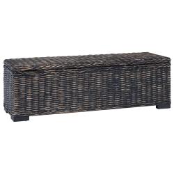 Bo&icirc;te de rangement avec stockage Noir 110 x 35 x 45 cm