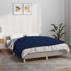 Couverture lest&eacute;e Bleu 120x180 cm 9 kg Tissu