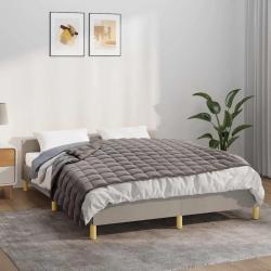 Couverture lest&eacute;e Gris 138x200 cm 6 kg Tissu