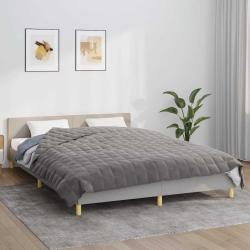 Couverture lest&eacute;e Gris 200x200 cm 13 kg Tissu