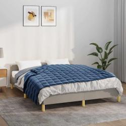 Couverture lest&eacute;e Bleu 138x200 cm 10 kg Tissu