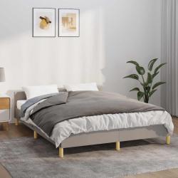 Couverture lest&eacute;e avec housse Gris 138x200 cm 10 kg Tissu