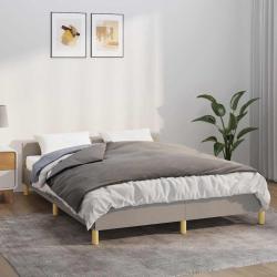 Couverture lest&eacute;e avec housse Gris 150x200 cm 7 kg Tissu