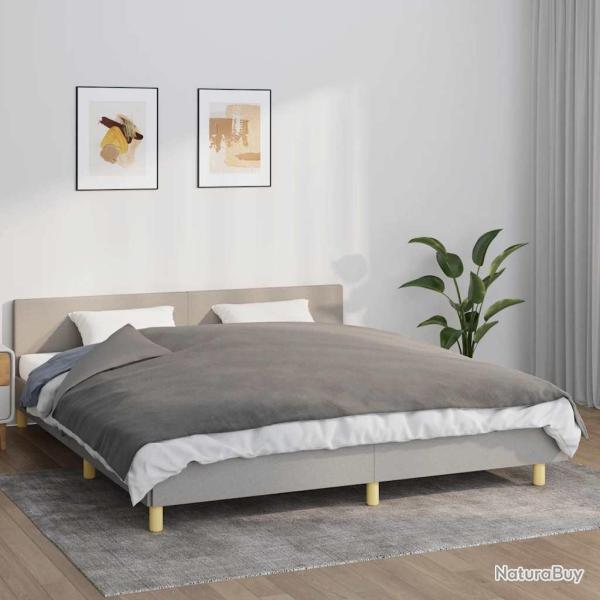 Couverture lest�e avec housse Gris 155x220 cm 7 kg Tissu