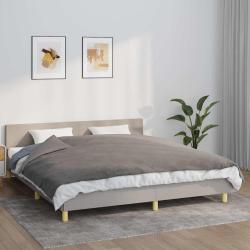 Couverture lest&eacute;e avec housse Gris 155x220 cm 11 kg Tissu
