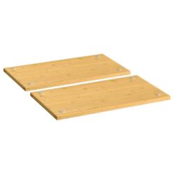 Couvercles de cuisini&egrave;re 2 pcs 50x28x1,5 cm bambou
