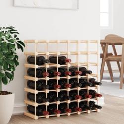 Casier &agrave; vin pour 42 bouteilles 68,5x23x68,5 cm pin massif
