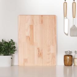Planche &agrave; d&eacute;couper 40x30x4 cm bois massif de h&ecirc;tre