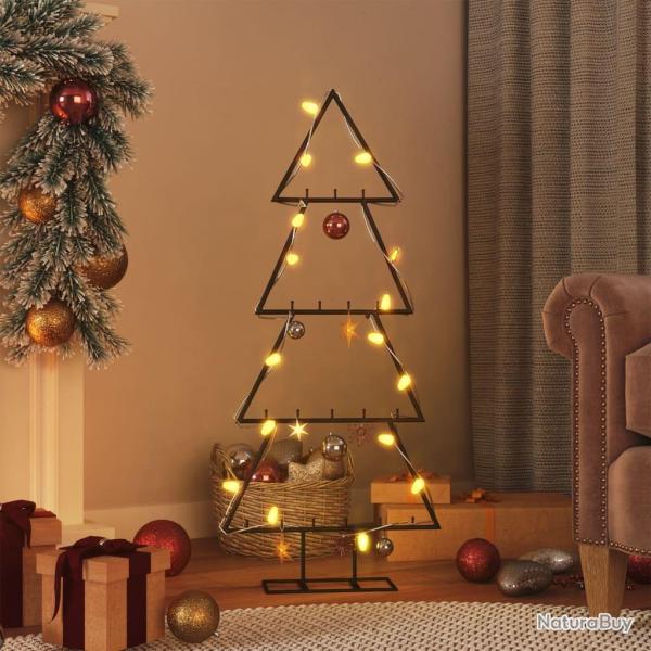 Arbre de No�l en m�tal pour d�coration noir 90 cm