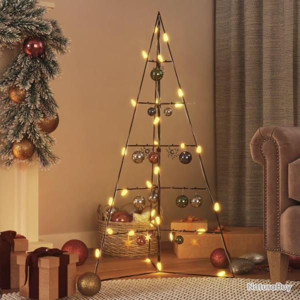 Arbre de No�l en m�tal pour d�coration noir 100 cm