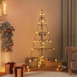 Arbre de No&euml;l en m&eacute;tal pour d&eacute;coration noir 140 cm