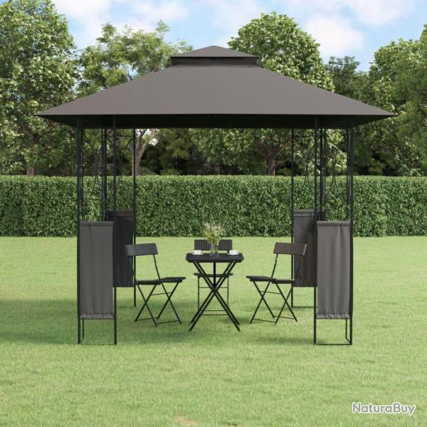 Belv�d�re avec toit anthracite 300x300x270 cm acier