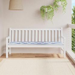 Coussin de banc Tissu Oxford Carreaux Noirs 150 x 50 x 3 cm