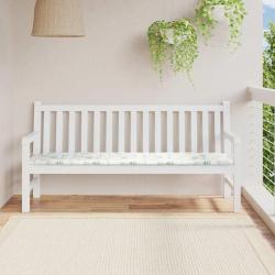 Coussin de banc Tissu Oxford Mod&egrave;le feuille 150 x 50 x 3 cm