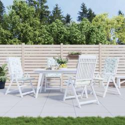 Coussins de chaise &agrave; dossier haut lot de 4 mod&egrave;le de feuille