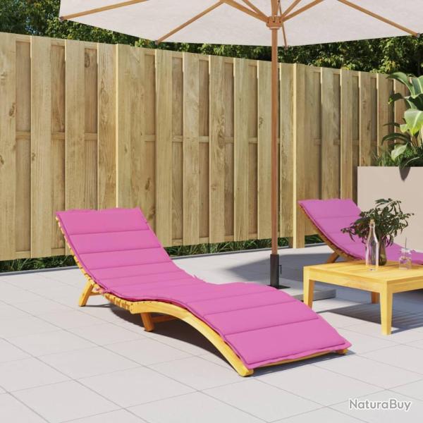 Coussin de chaise longue rose tissu oxford