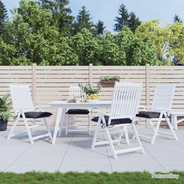 Coussins de chaise lot de 4 anthracite 50x50x7 cm tissu oxford