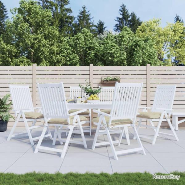 Coussins de palette lot de 6 beige 50x50x7 cm tissu oxford