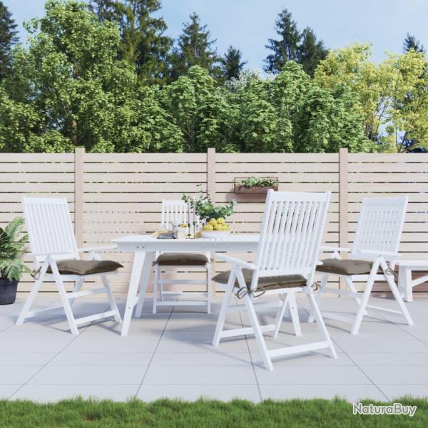 Coussins de palette lot de 4 taupe 50x50x7 cm tissu oxford