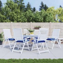 Coussins de palette lot de 6 bleu 50x50x7 cm tissu oxford