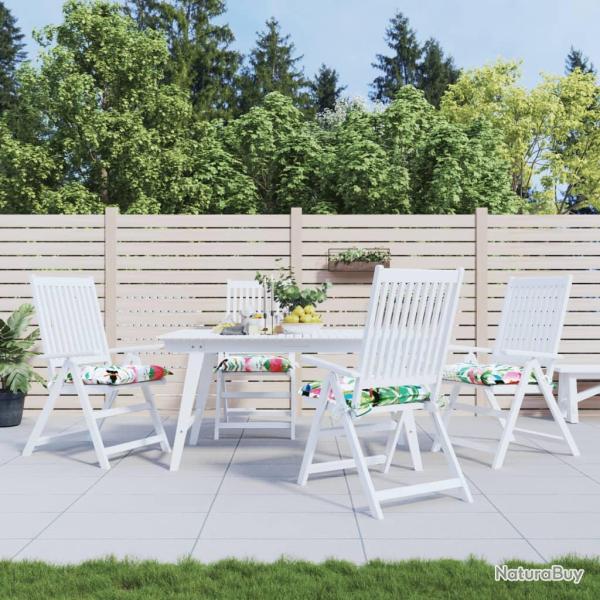 Coussins de chaise lot de 4 multicolore 50x50x7 cm tissu oxford