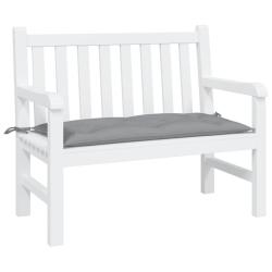 Coussin de banc de gris 100x50x7 cm tissu oxford